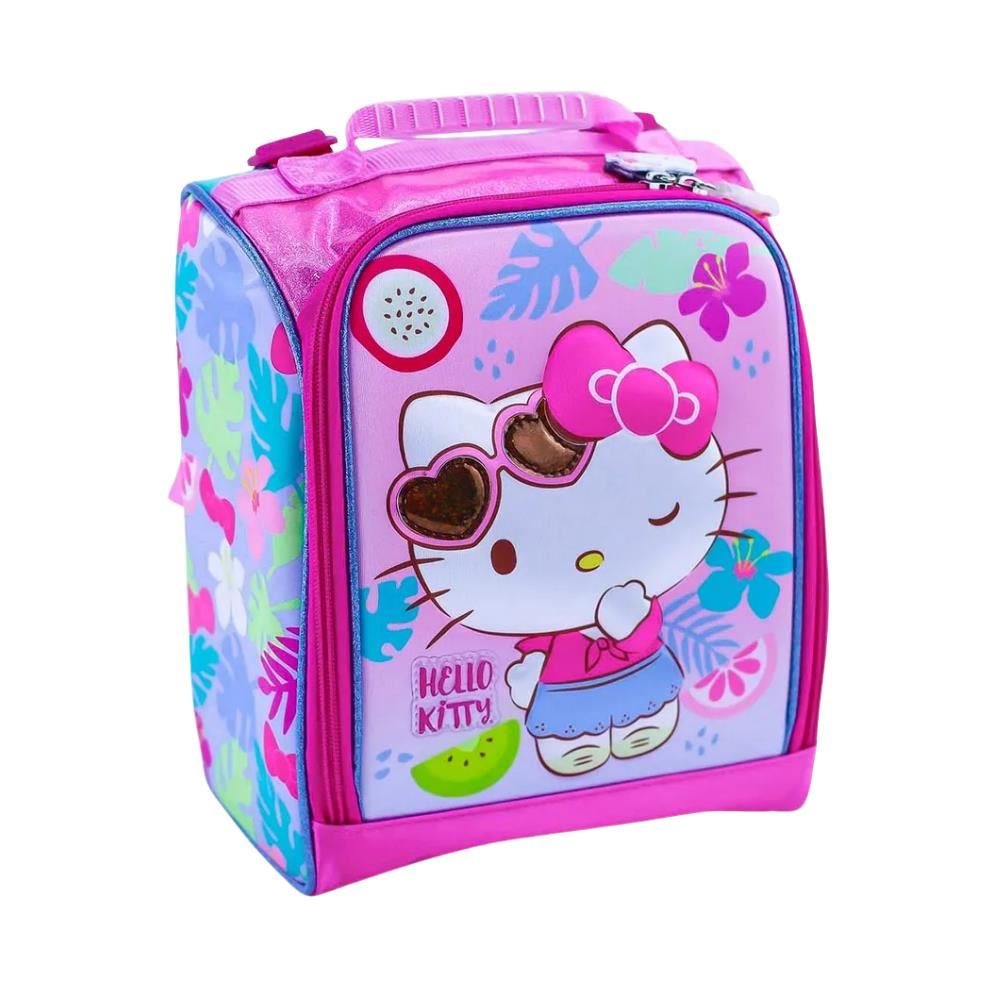 Lonchera Termica Oficio Magic Scool Hello Kitty 3D EVA con Brillo