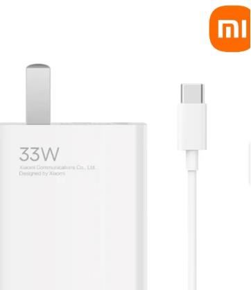 Cargador Xiaomi c/cable 33W 2da gen mdy-11-ex blanco