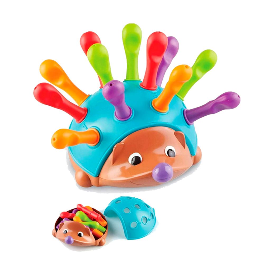 ERIZO DIDACTICO CON BASTONES DE ENCAJE
