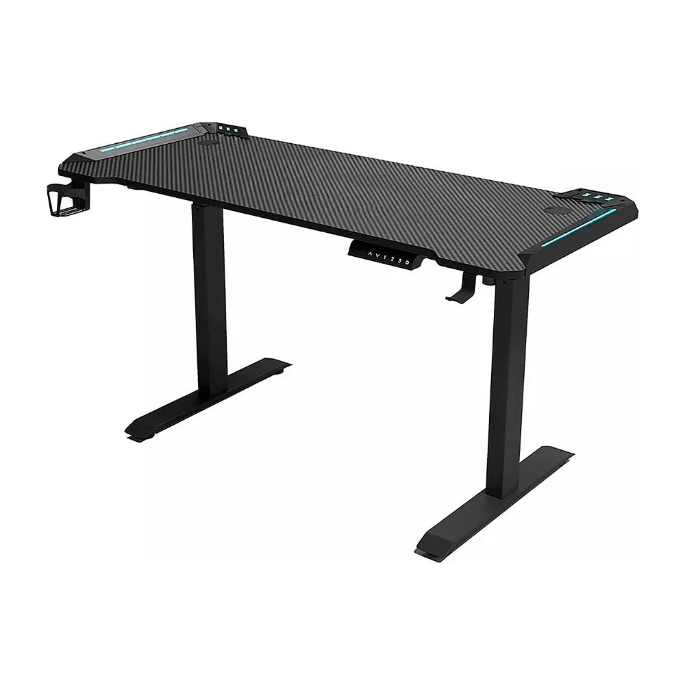 Escritorio Eléctrico Gamer Y100-B con Luces RGB y Altura Regulable