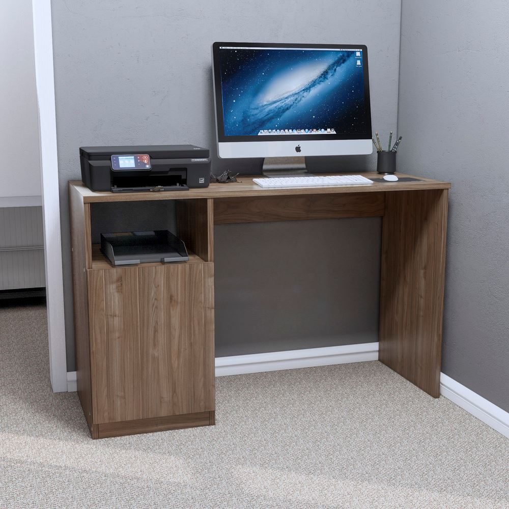 Escritorio con 01 Puerta y Repisa Interna 120cm Simone Gales Movenda