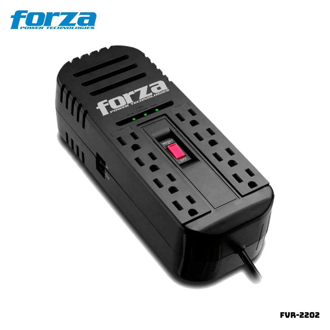 ESTABILIZADOR FORZA 2200 VA 1100W 8T - FVR-2202