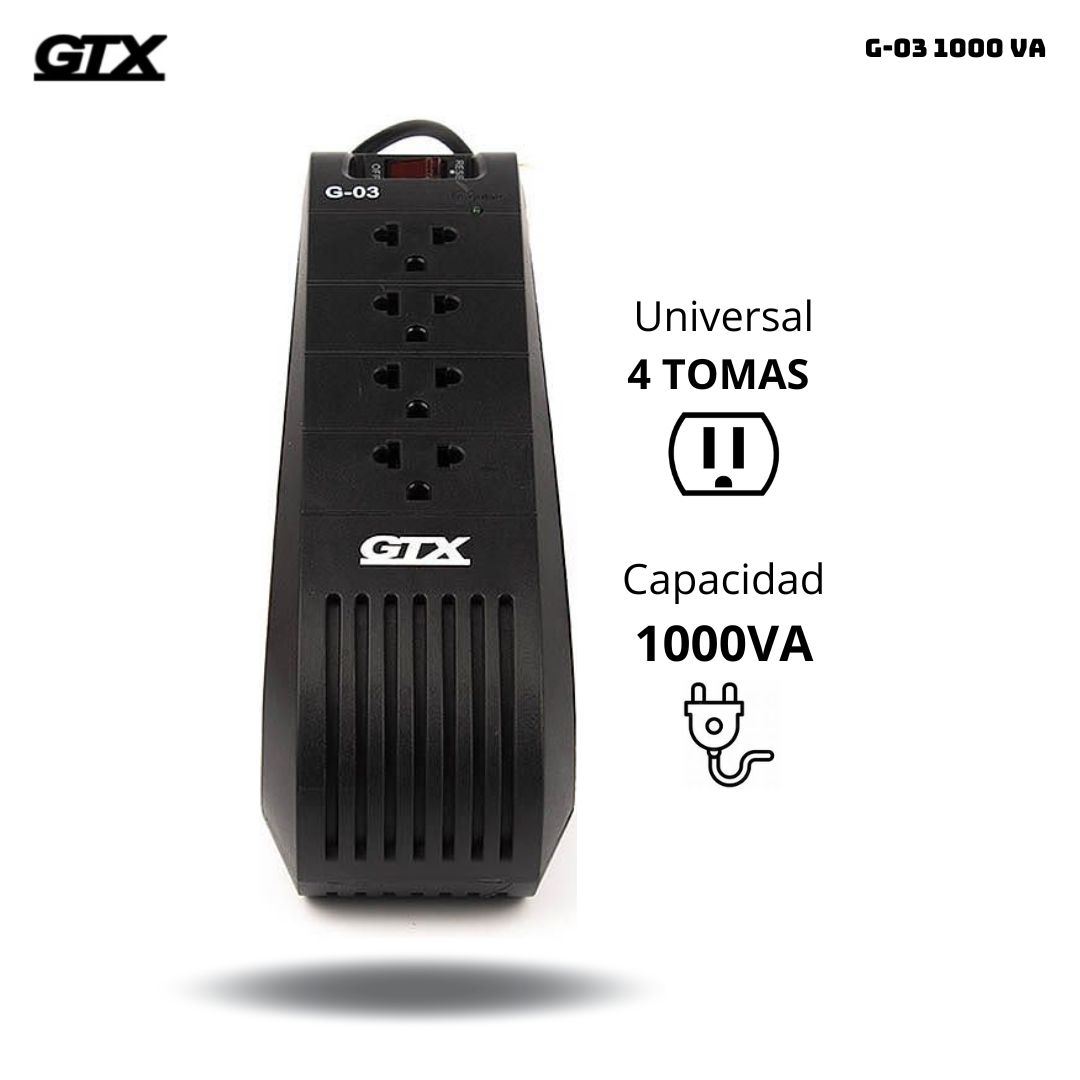 ESTABILIZADOR GTX 1000 VA - G-03