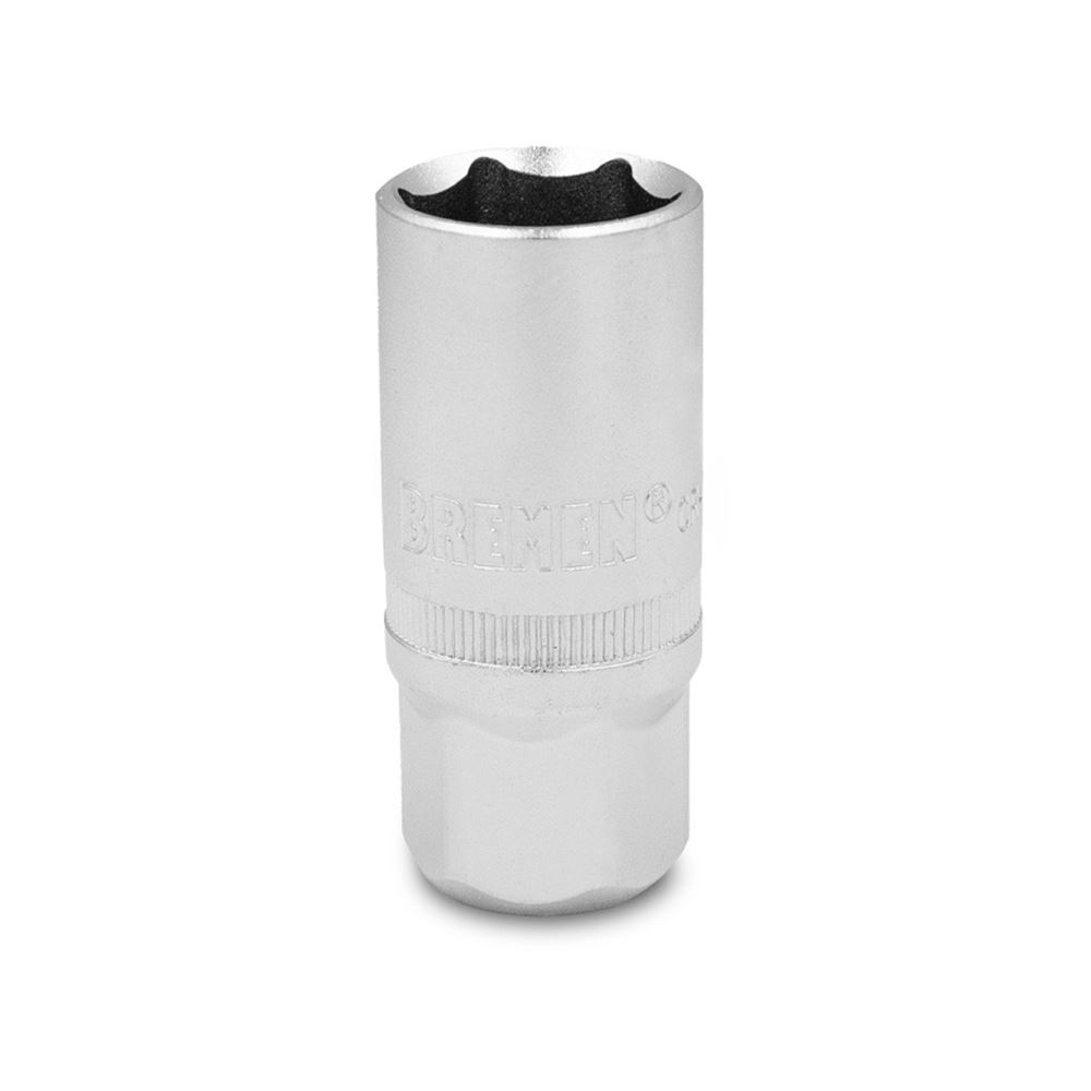 Dado Saca Bujía Hexagonal 1/2" x 13/16" 65 mm Bremen 3760