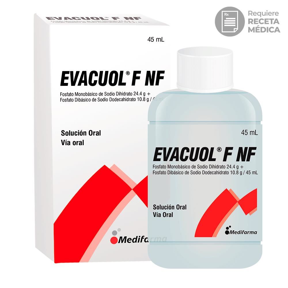 Evacuol F NF 24.4 g + 10.8 g Solución Oral