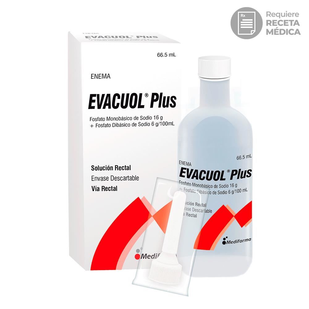 Evacuol Plus (16g + 6g)/100mL Solución Rectal