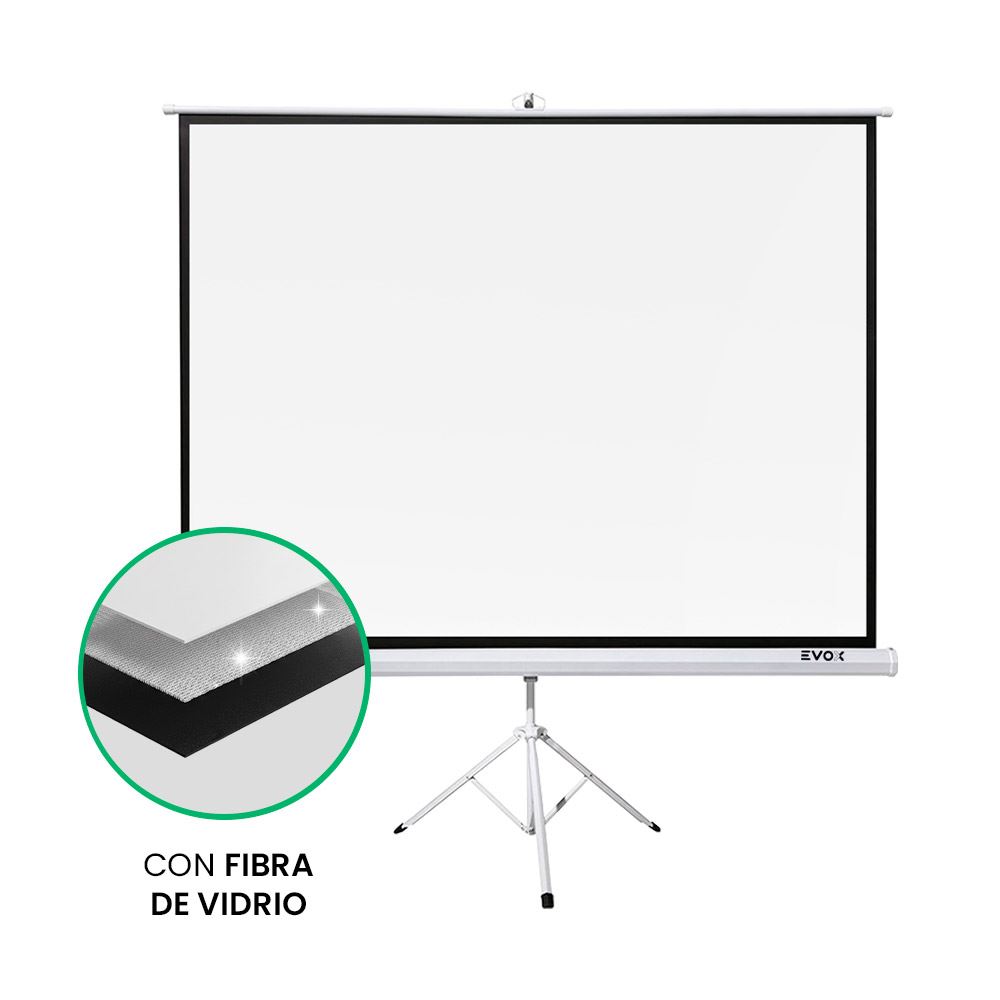 Ecran Evox con Trípode Fibra de Vidrio 120″ (240x180cm)