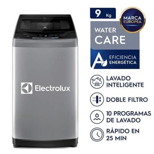 Lavadora 9kg Premium Care Electrolux EWIW09F2USVG Silver