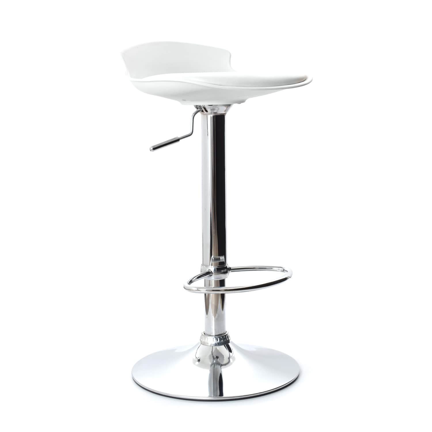 Silla Para Bar Regulable En Altura Air Blanco Ofideas
