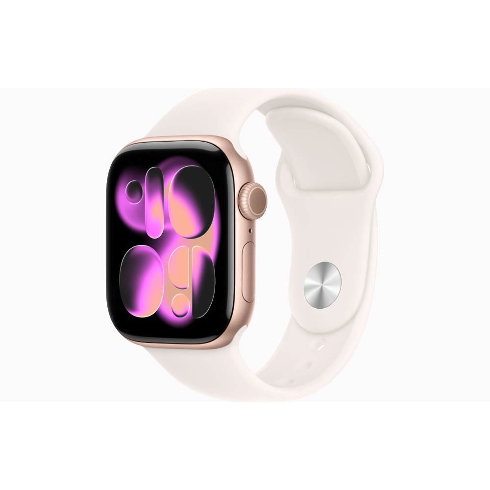 APPLE WATCH SERIES 11, 46MM GPS, ROSE GOLD SPORT BAND LIGHT BLUSH, TALLA S/M