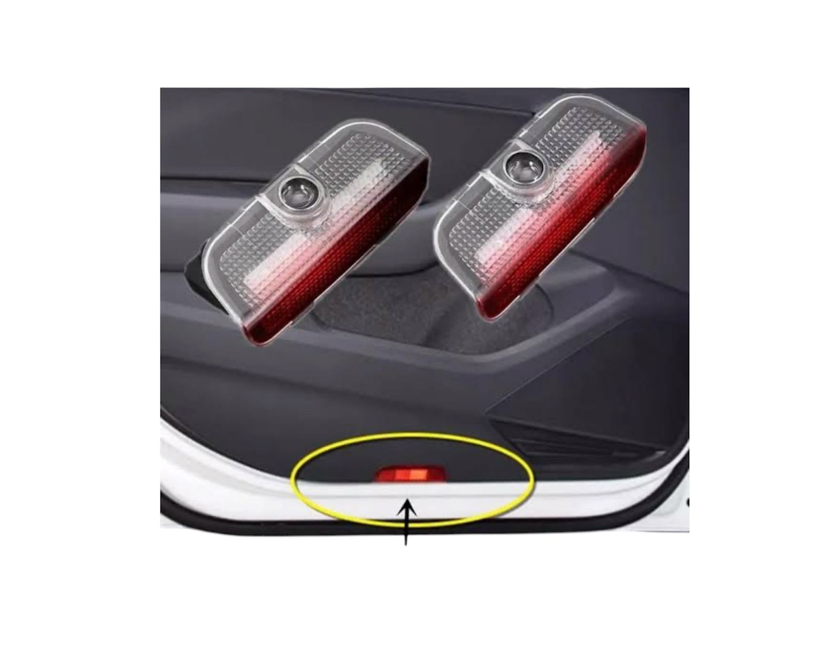 Luces LED para puerta de auto
