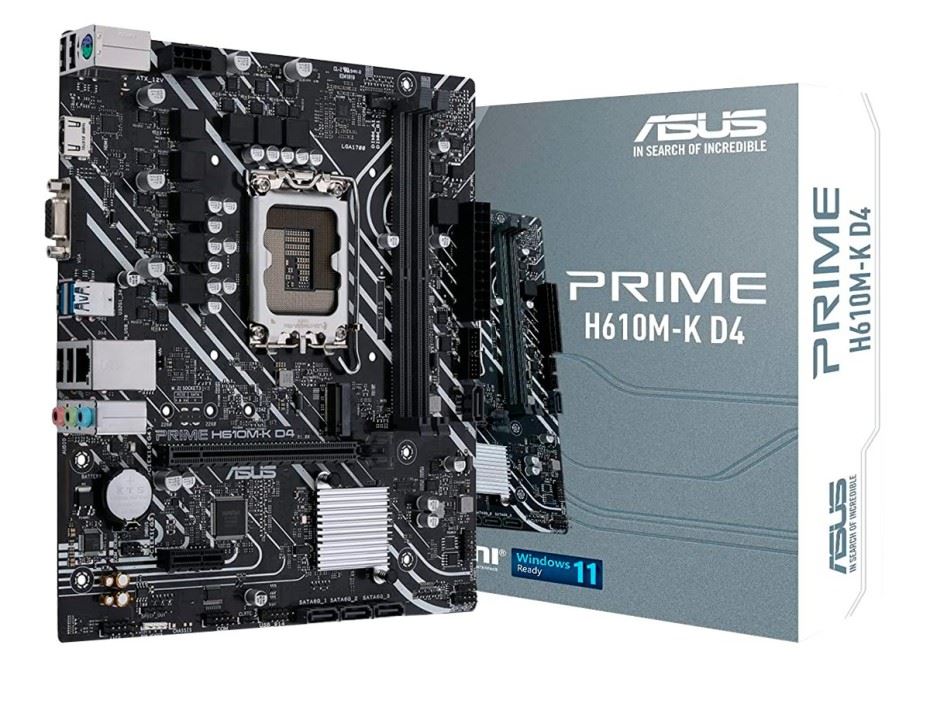 Placa Madre Asus Intel Prime H610M-K D4, LGA 1700