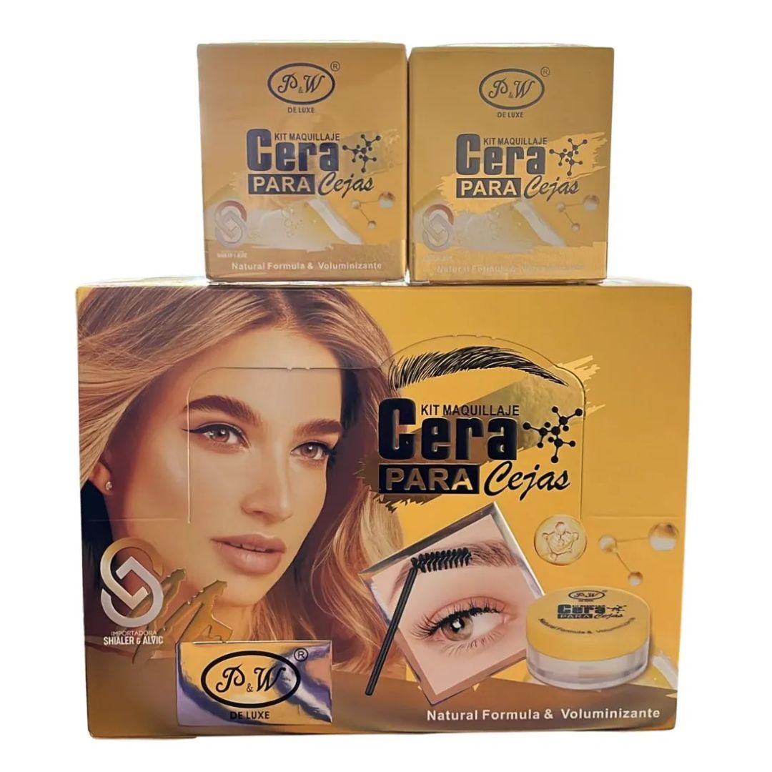 Pack 2 CERAS 3D Gel Fijador De Cejas Transparente para planchado de cejas RESISTENTE AL AGUA