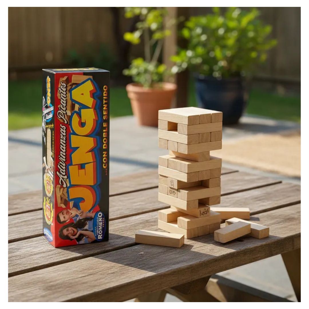Juego Jenga Adivinanzas Doble Sentido