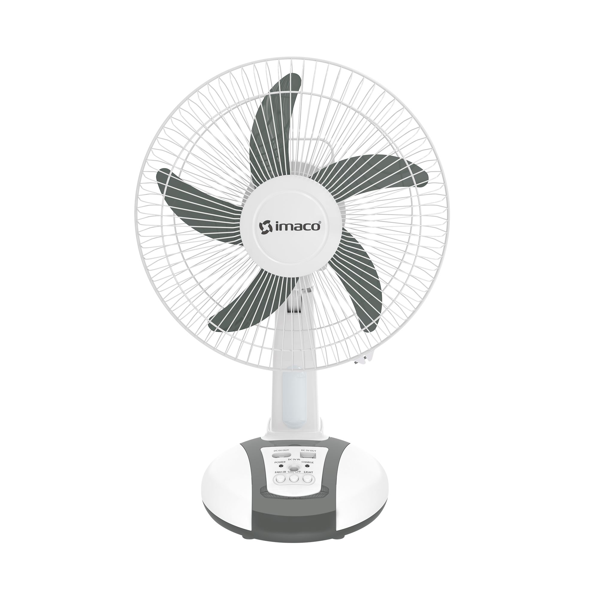 Ventilador 14" Solar Recargable de mesa FAN1418SOL Imaco