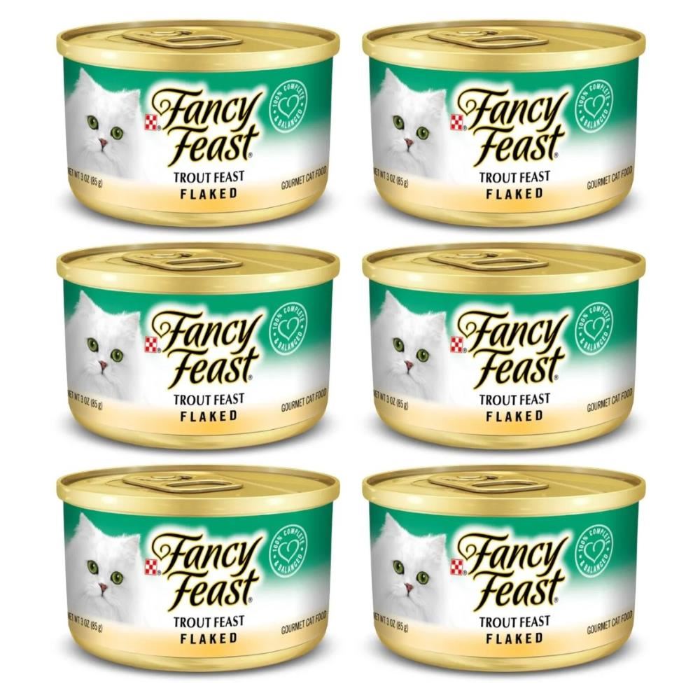 ALIMENTO HUMEDO PARA GATO FANCY FEAST TRUCHA LATA 3OZ X 6UND