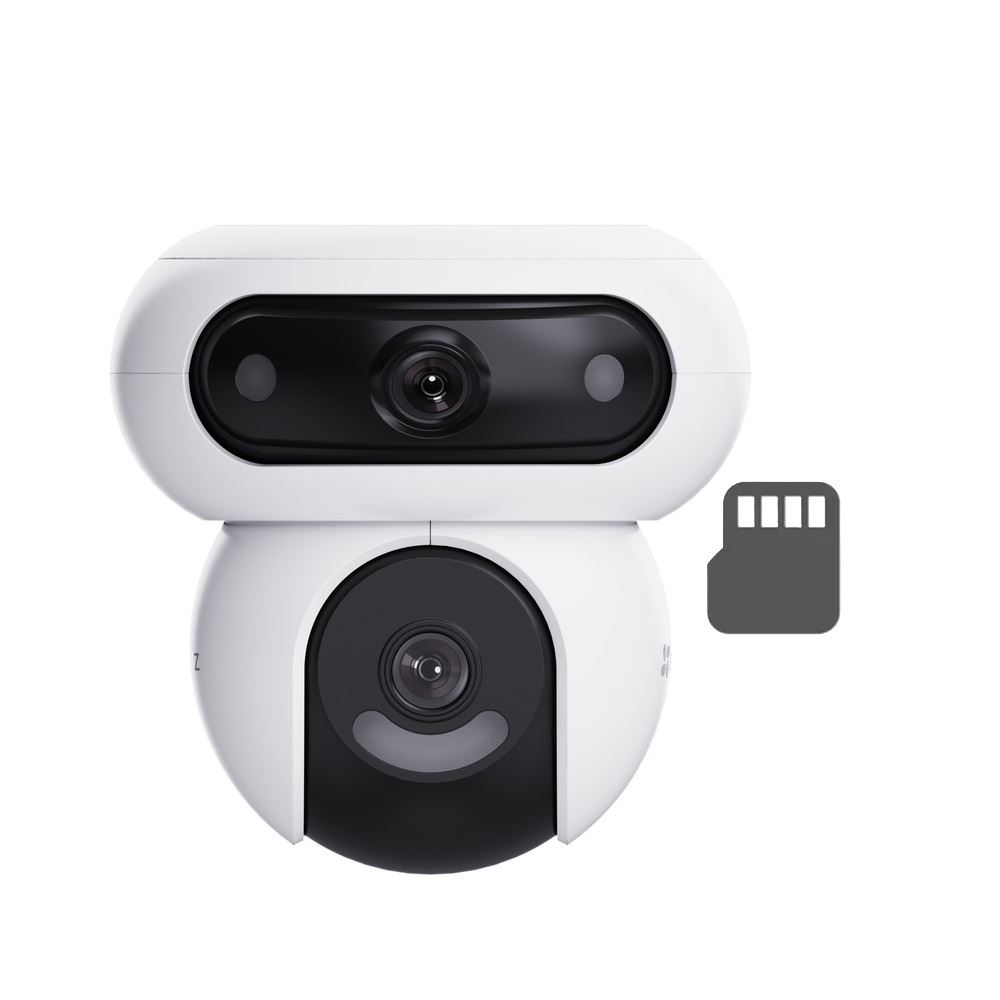CAMARA DE SEGURIDAD EZVIZ H90 2K+ DUAL + MEMORIA MICROSD 64GB DE REGALO