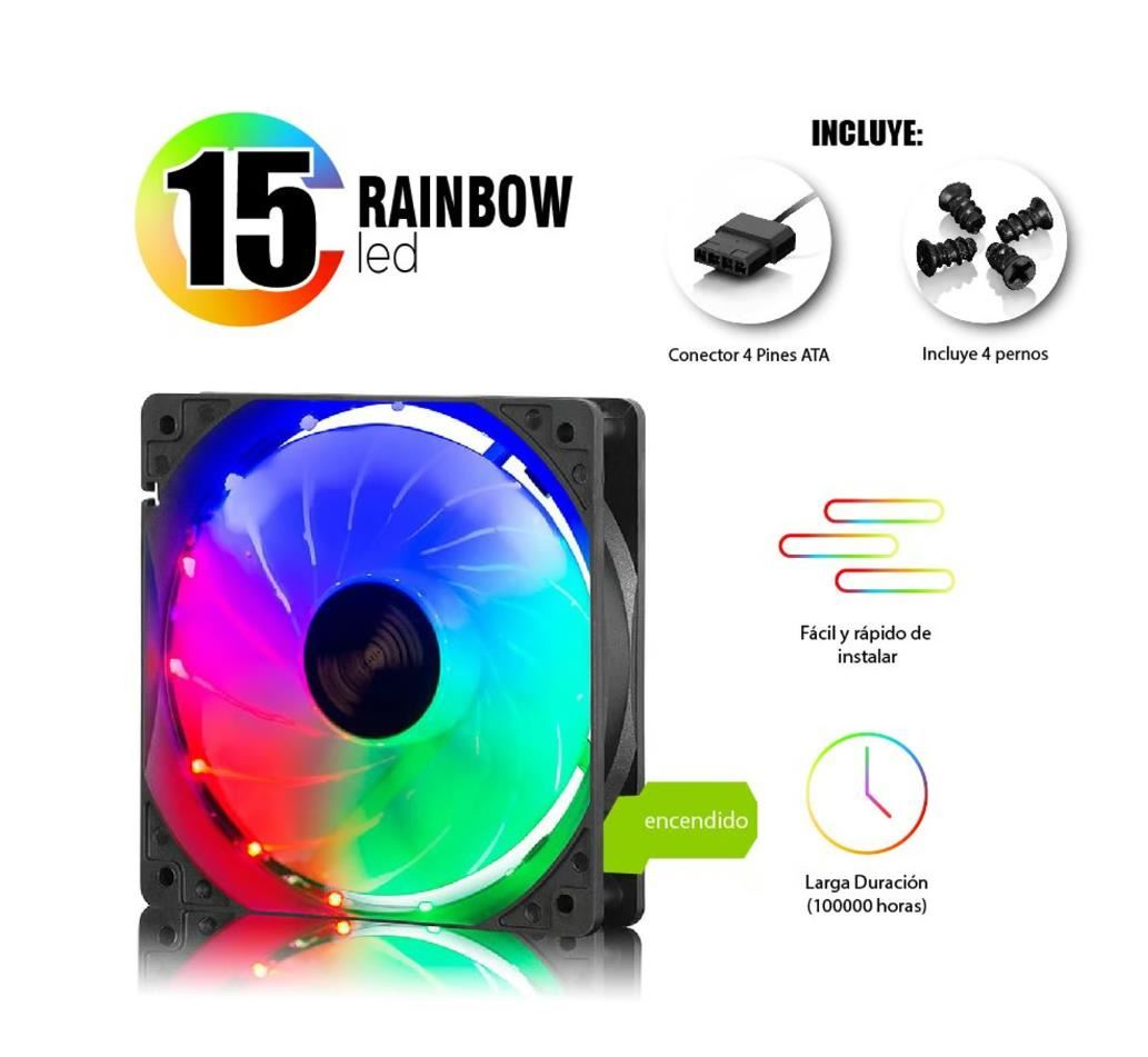 Cooler Airboom Turbine Rainbow AB-125 para CPU