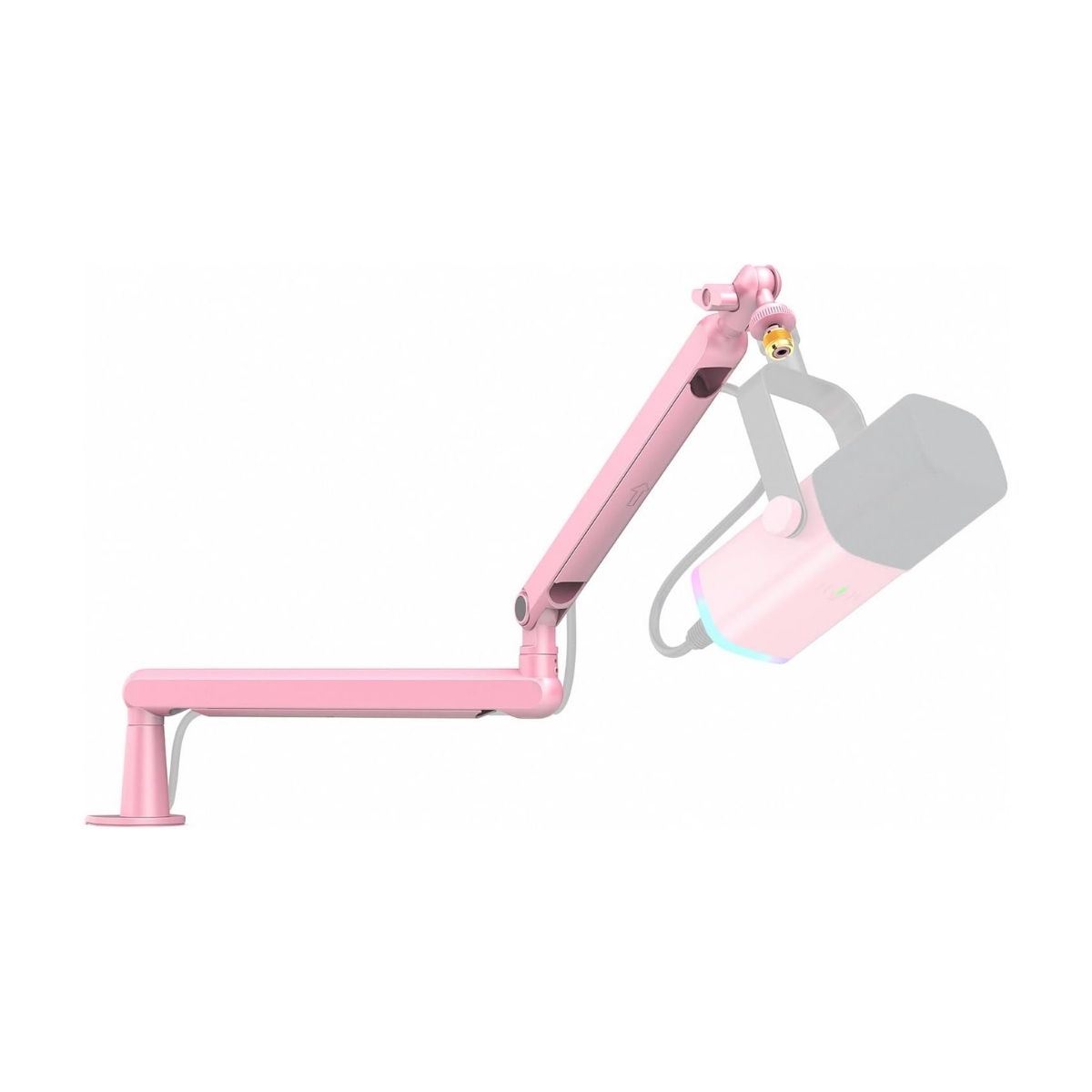 Fifine - Brazo para Micrófono BM88 Premium Boom - Rosado