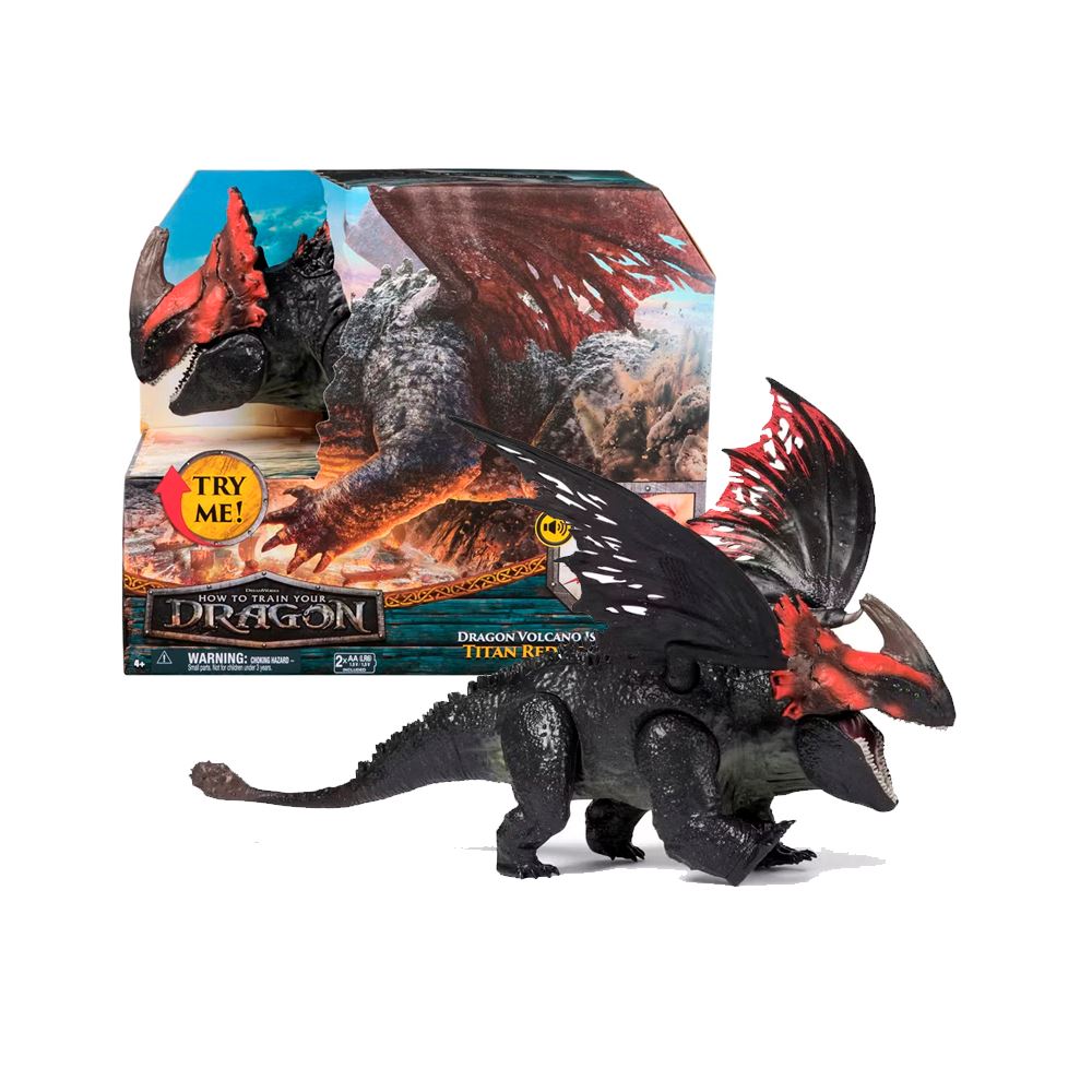 Figura Dragon Titan Red Death Como Entrenar a tu Dragon