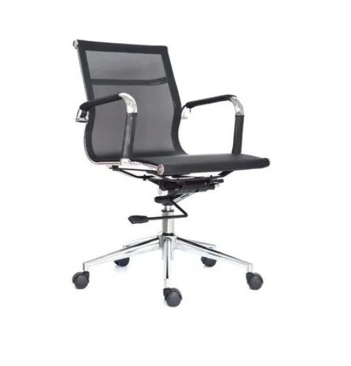 SILLA DE OFICINA GERENCIAL FIJA ERGONÓMICA OV-APOLO MALLA