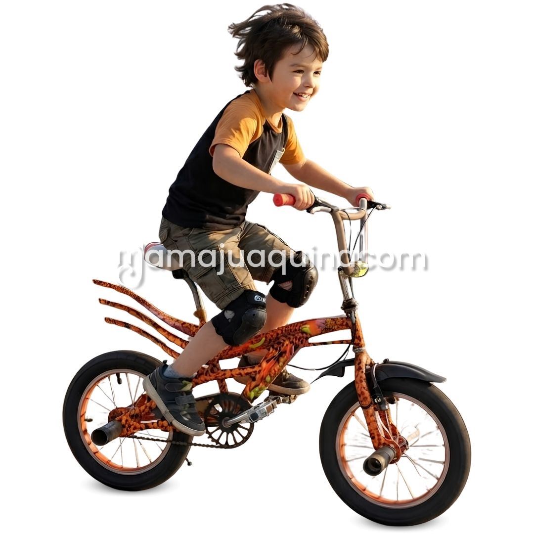 Bicicleta BMX Para Niño «FIRE ANIMAL» ARO 16 Colección Exclusiva Orange