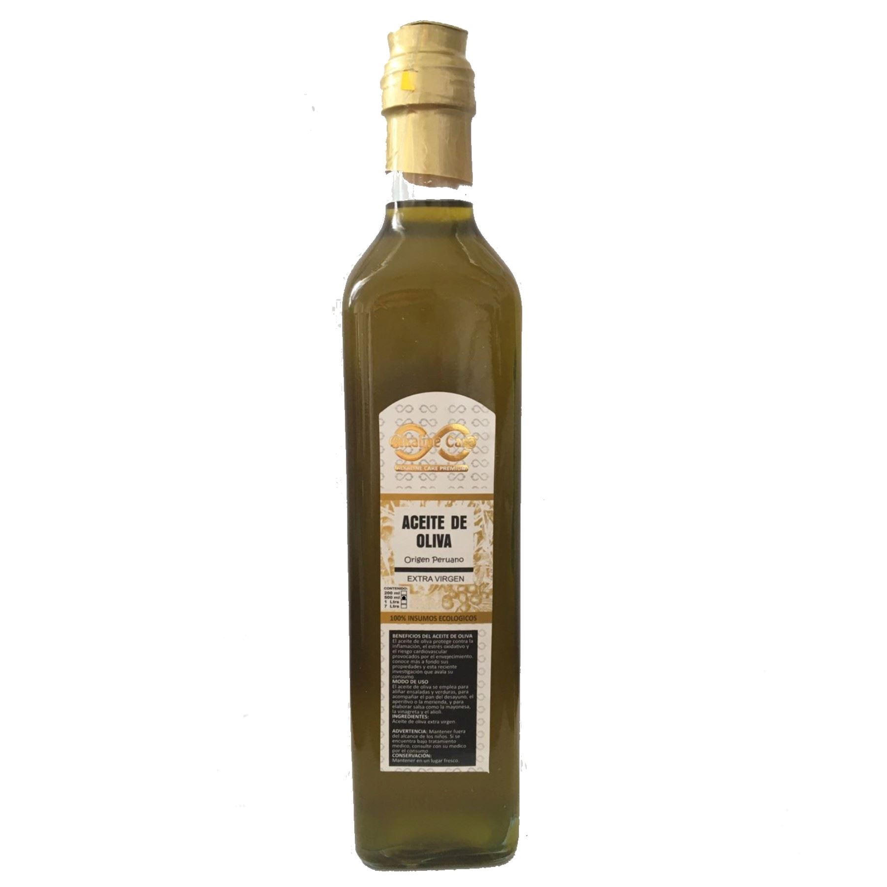 Aceite de Oliva Extra Virgen 500ml Alkaline Care