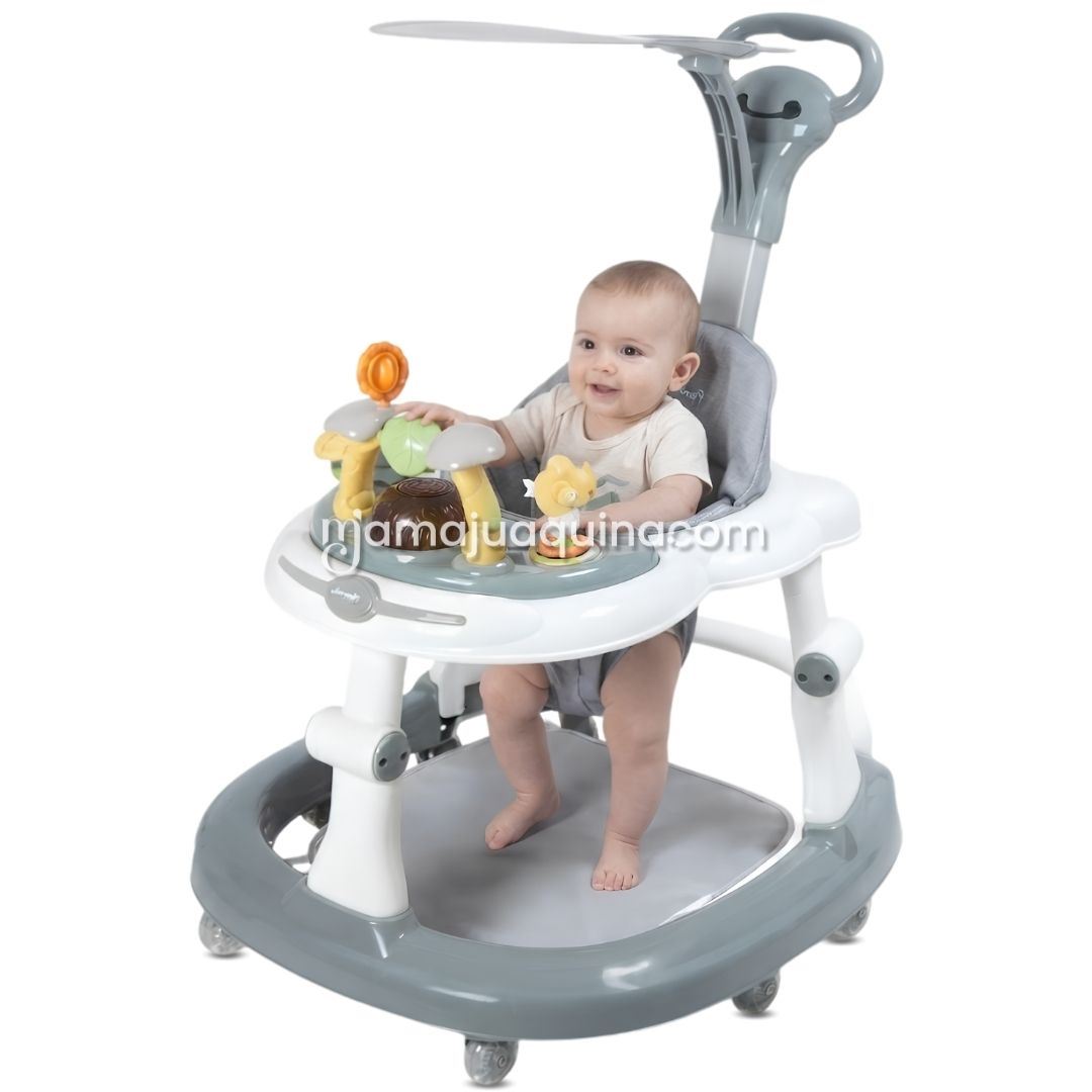 Andador con Tablero Didáctico «FLAG» Altura Regulable Gray