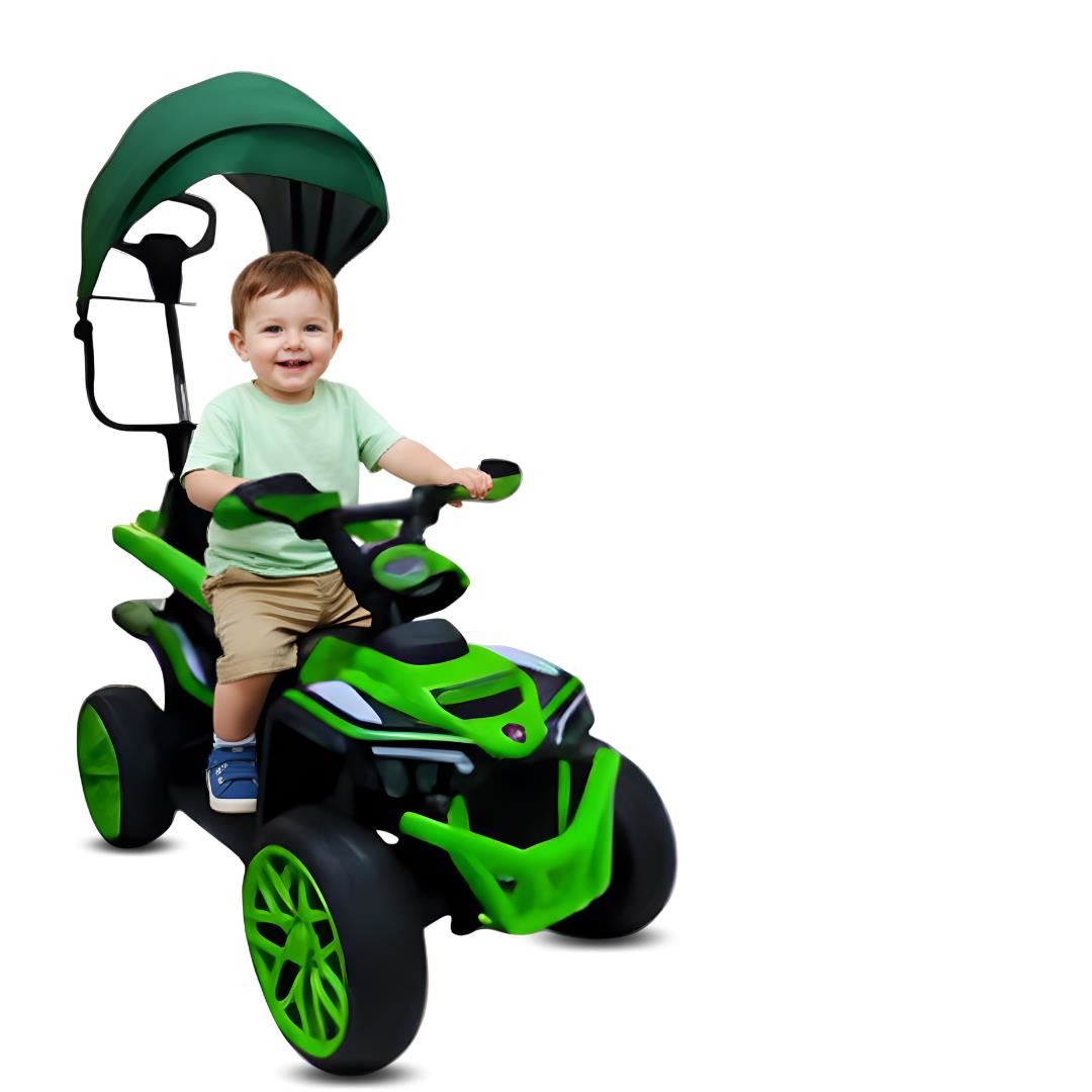 Correpasillo Guiador Buggy «FOCUS» para Niños Green
