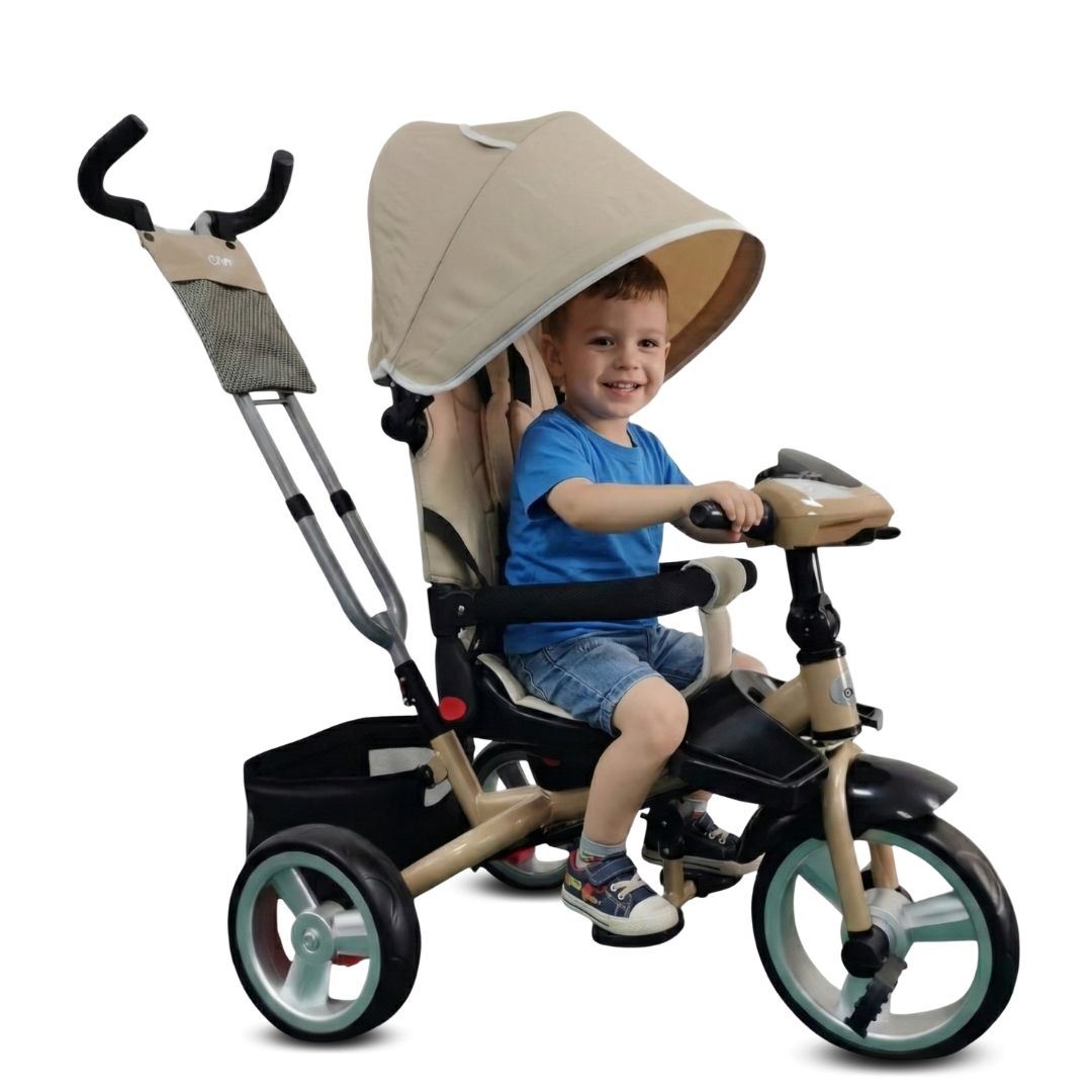 Triciclo Guiador «FORD SILVER» Edición Limitada Beige