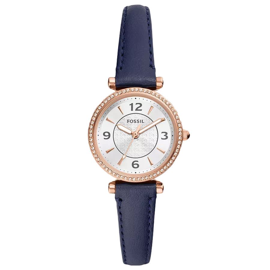 Fossil Carlie Silver-tone Dial Ladies Watch ES5295