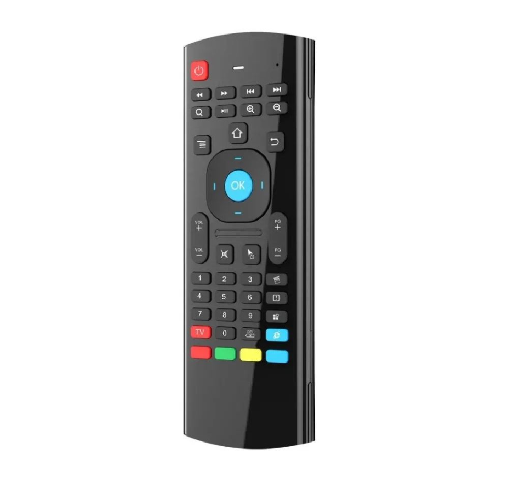 Control Inalámbrico Air Mouse con Teclado y Control de voz