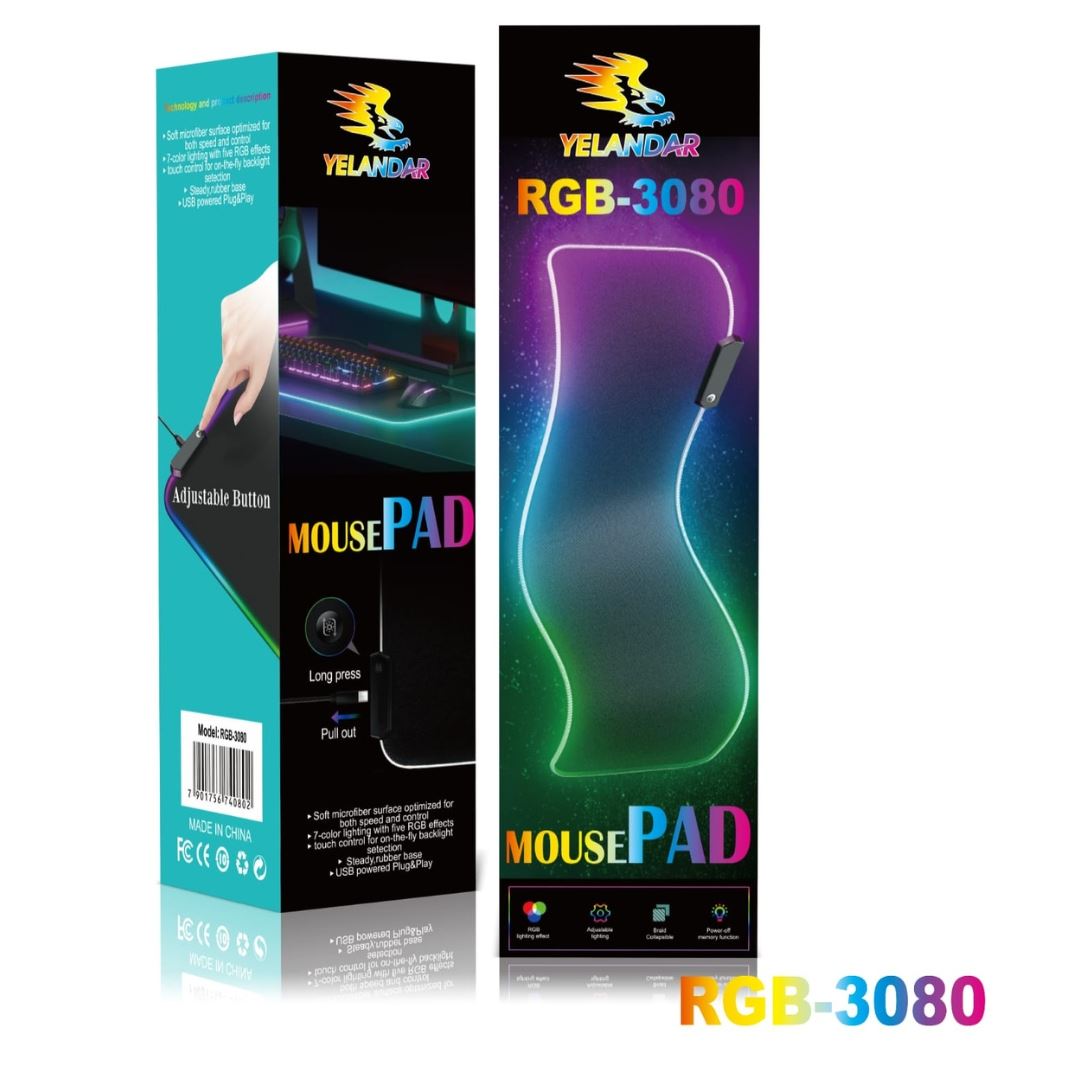 Mousepad Yelandar RGB-3080 30x80cm
