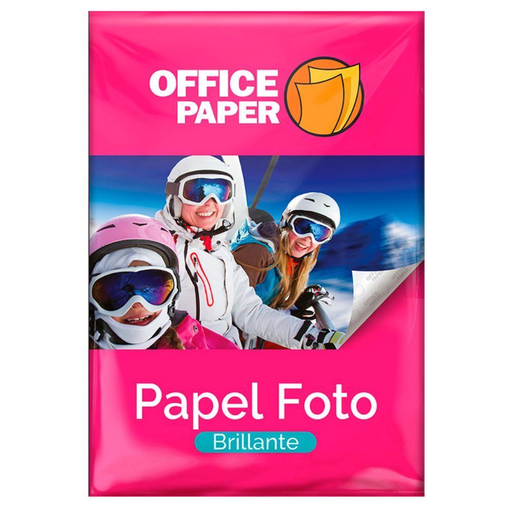 Papel Foto Office Paper Brillante 180g por 10 hojas A4
