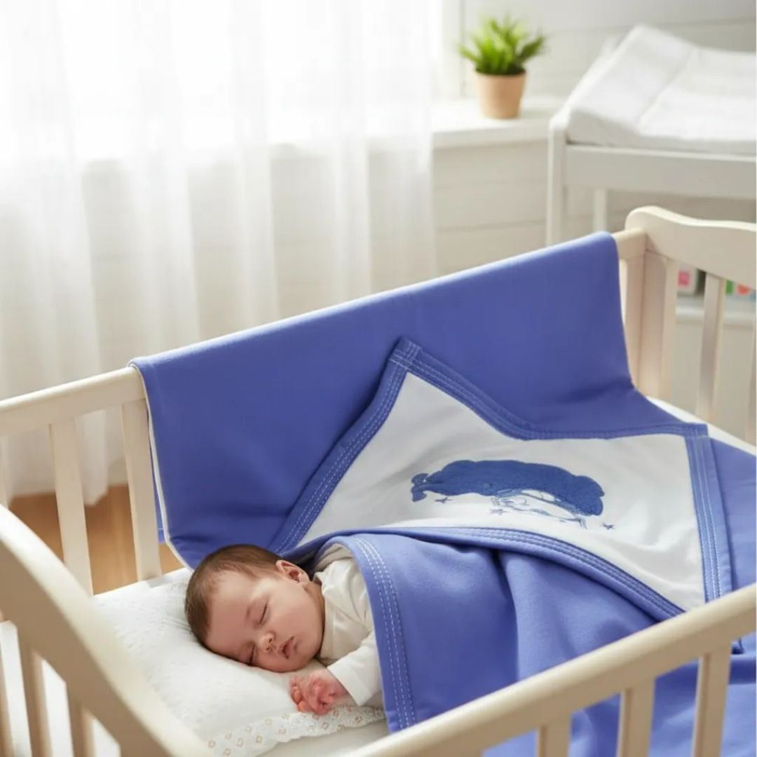 colcha /Manta Algodón para Bebé osito