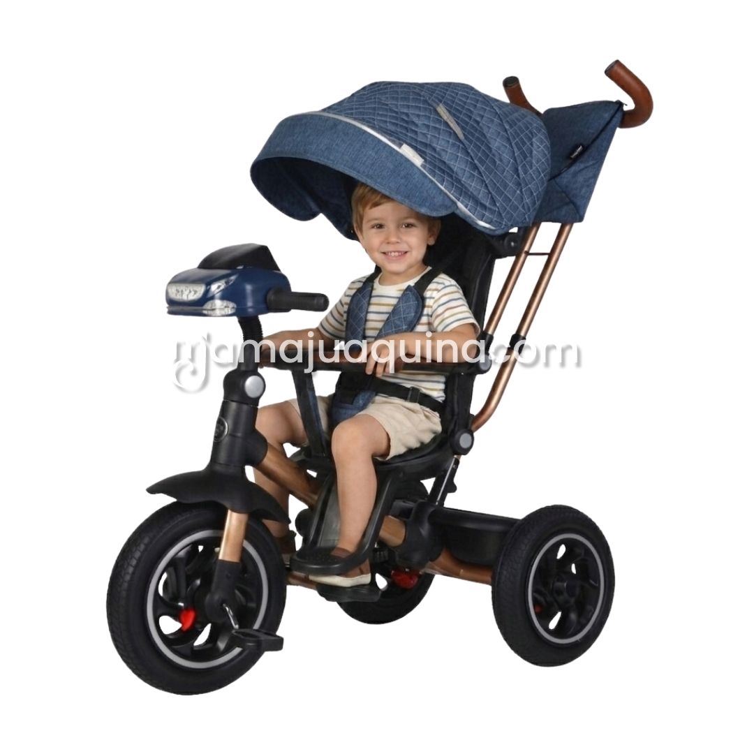 Triciclo Guiador para bebés «FOX NOVA» Edición Limitada Blue