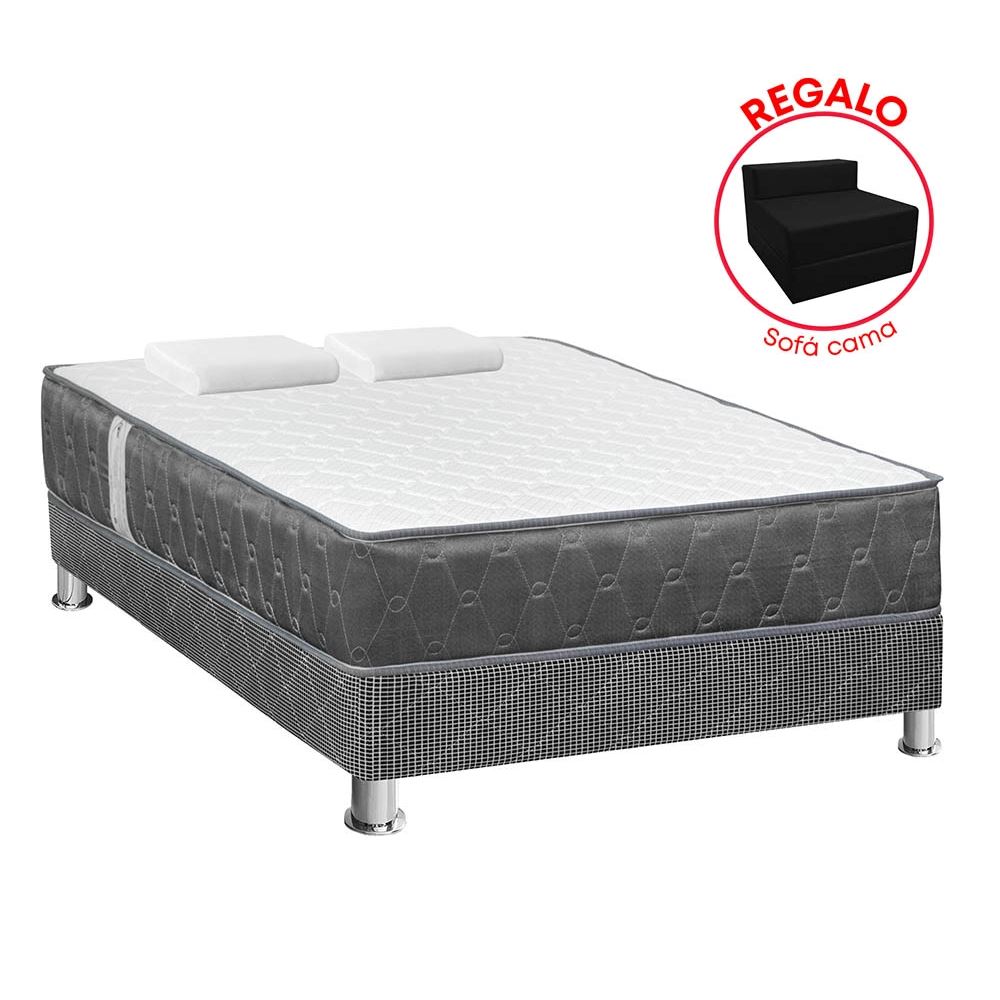 Cama Americana Forli Acqua 2PLZ + Sofá Cama