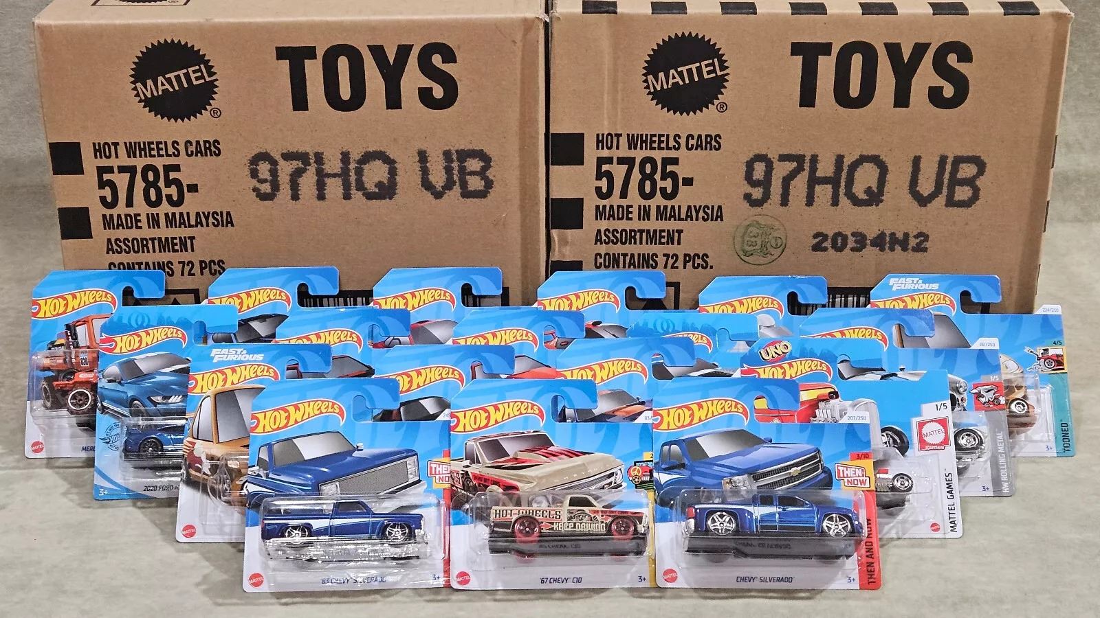 Hot Wheels Lote aleatorio sin repetir 10 carritos