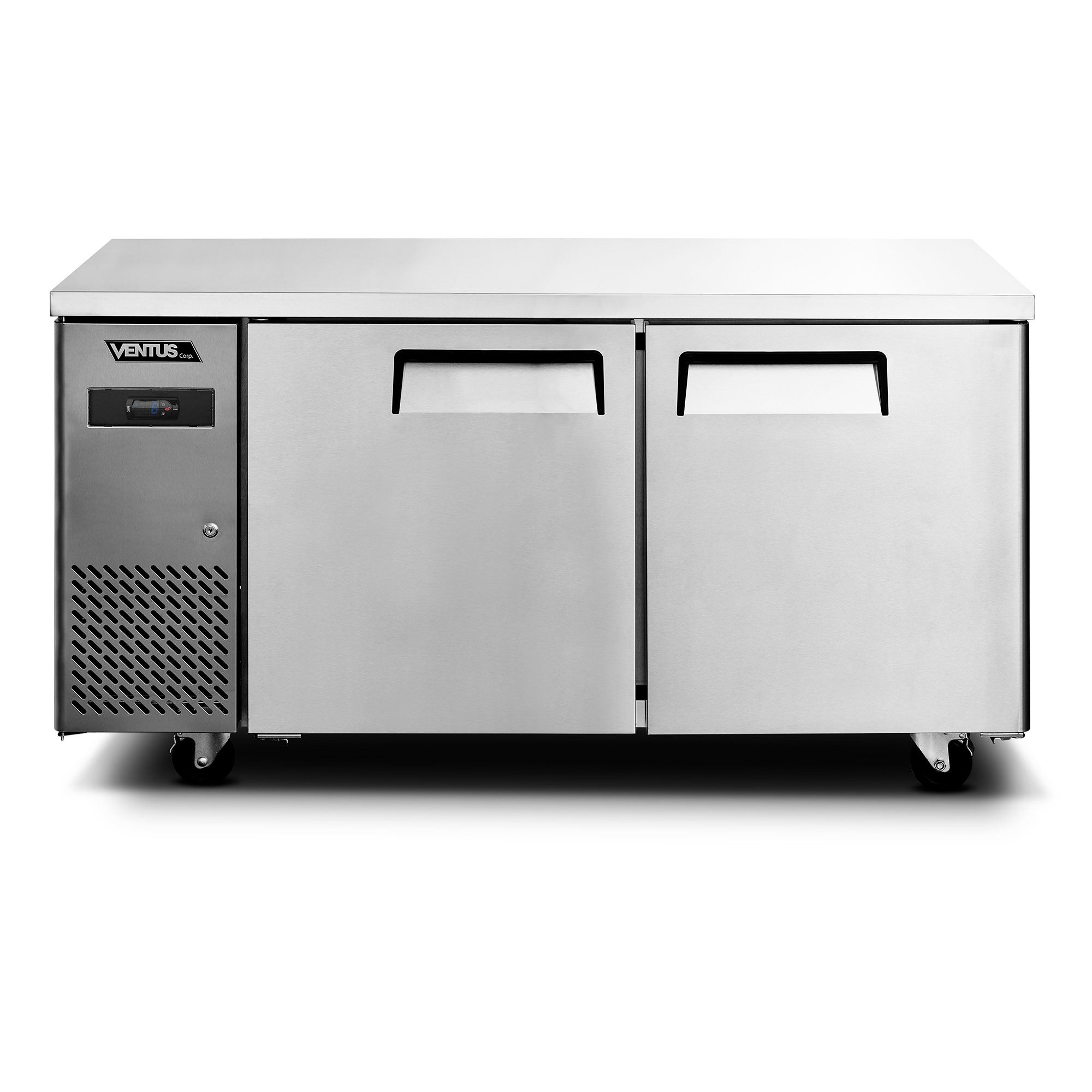 MESÓN REFRIGERADO VMR2PS-260 2 PUERTAS ACERO INOX.