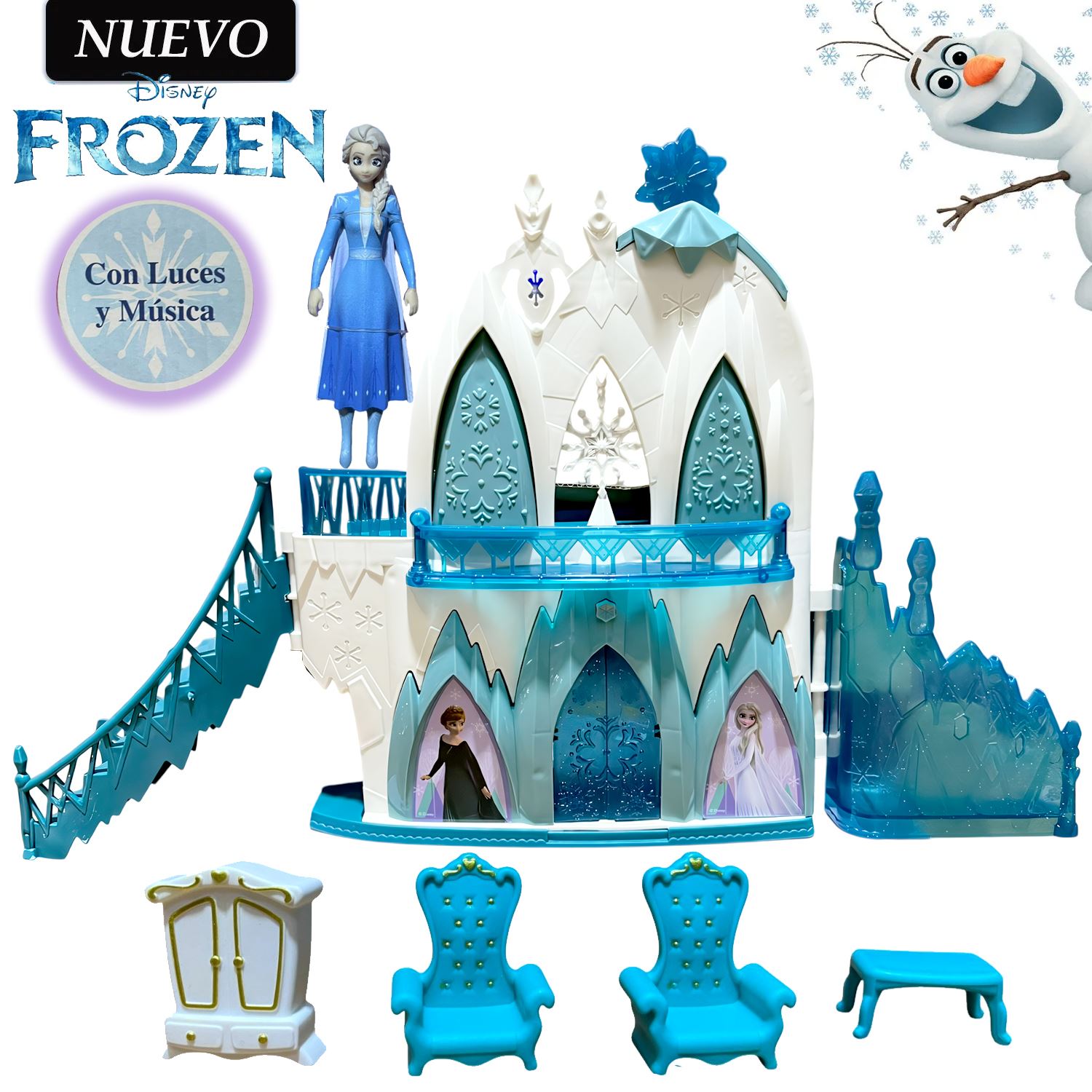 Juguete Castillo de Frozen con Luces y Música FZM-C1