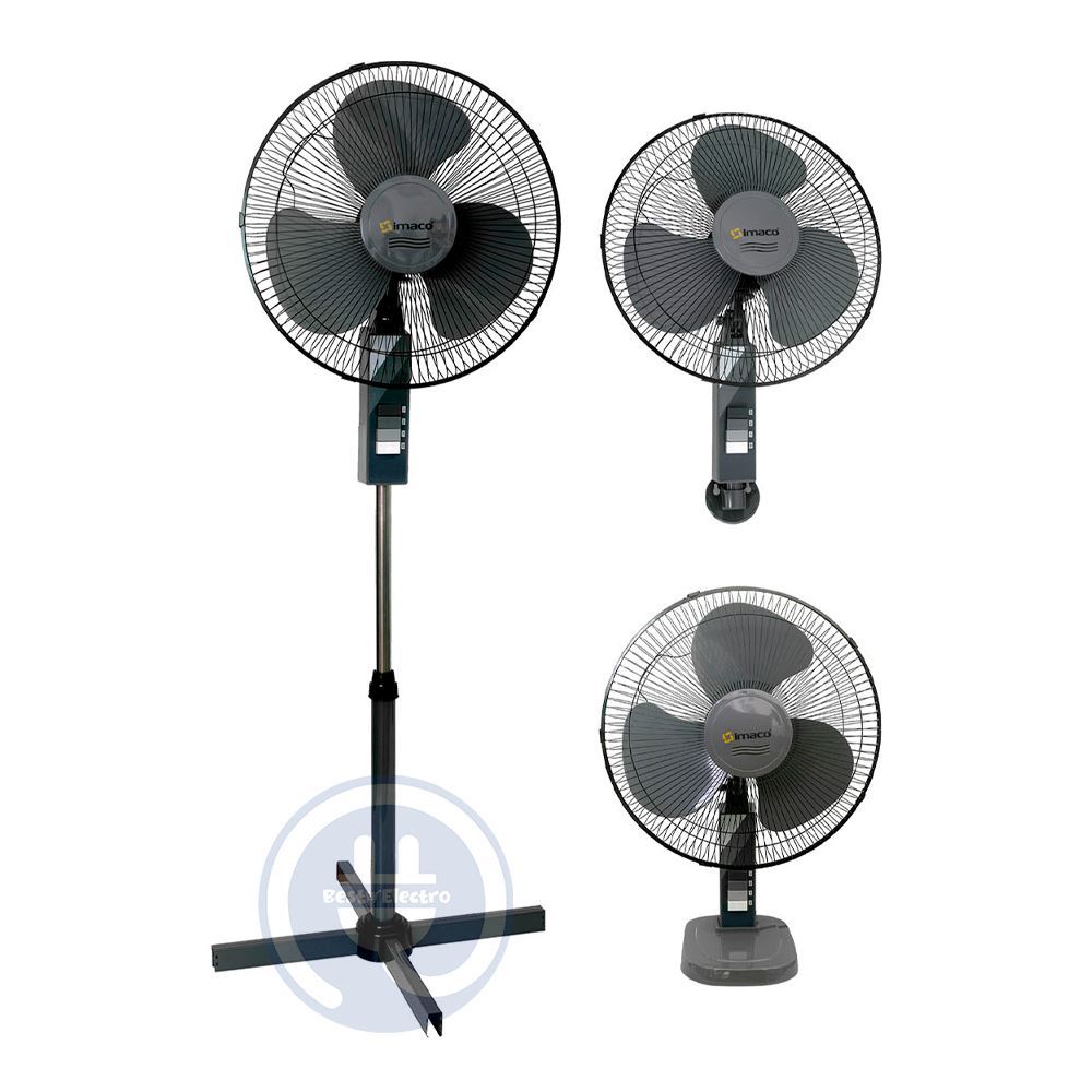 Ventilador Imaco 3 en 1 FS1631 de Mesa Pared y Pedestal