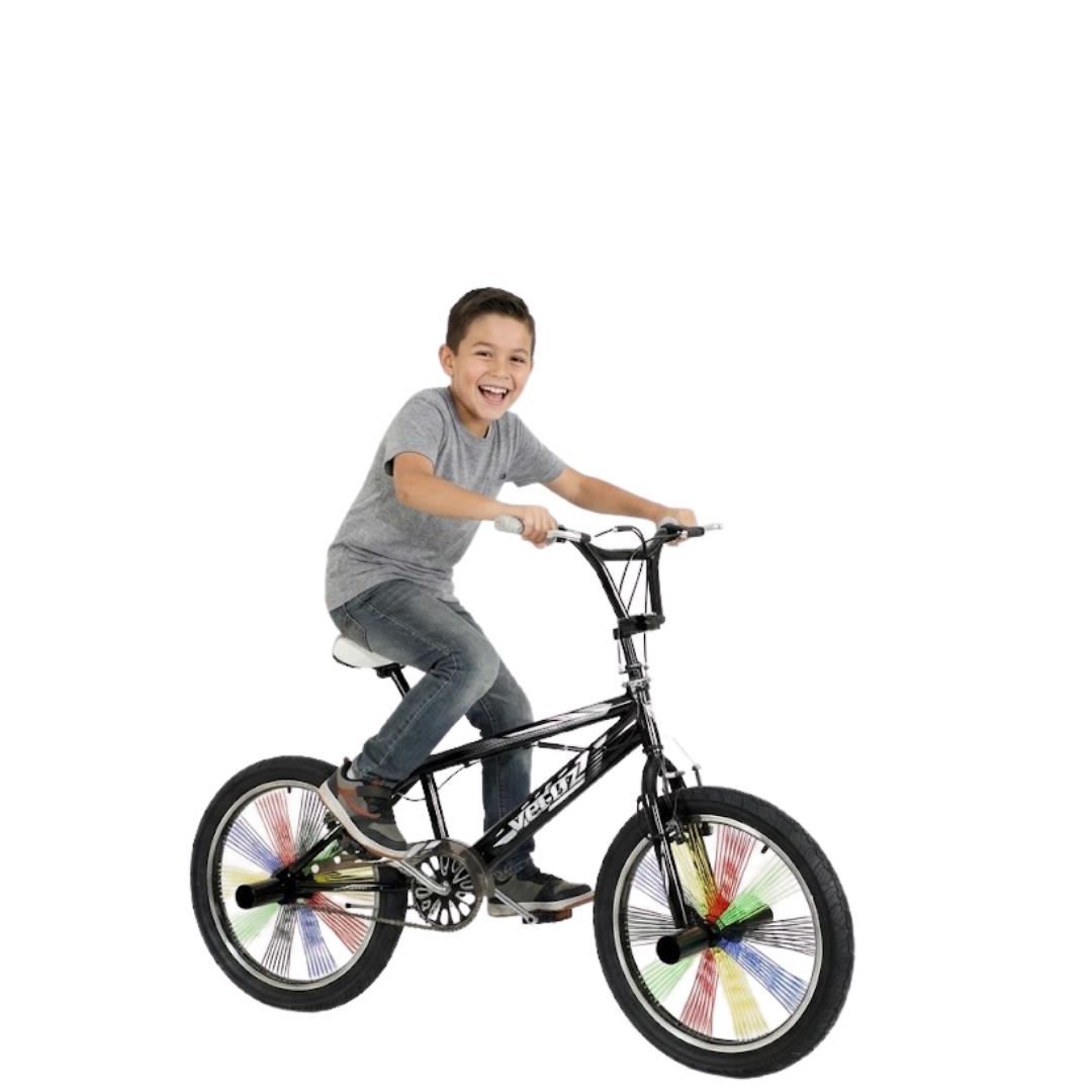 Bicicleta Acrobática Aro 20 «FREESTYLE» BMX Black & White