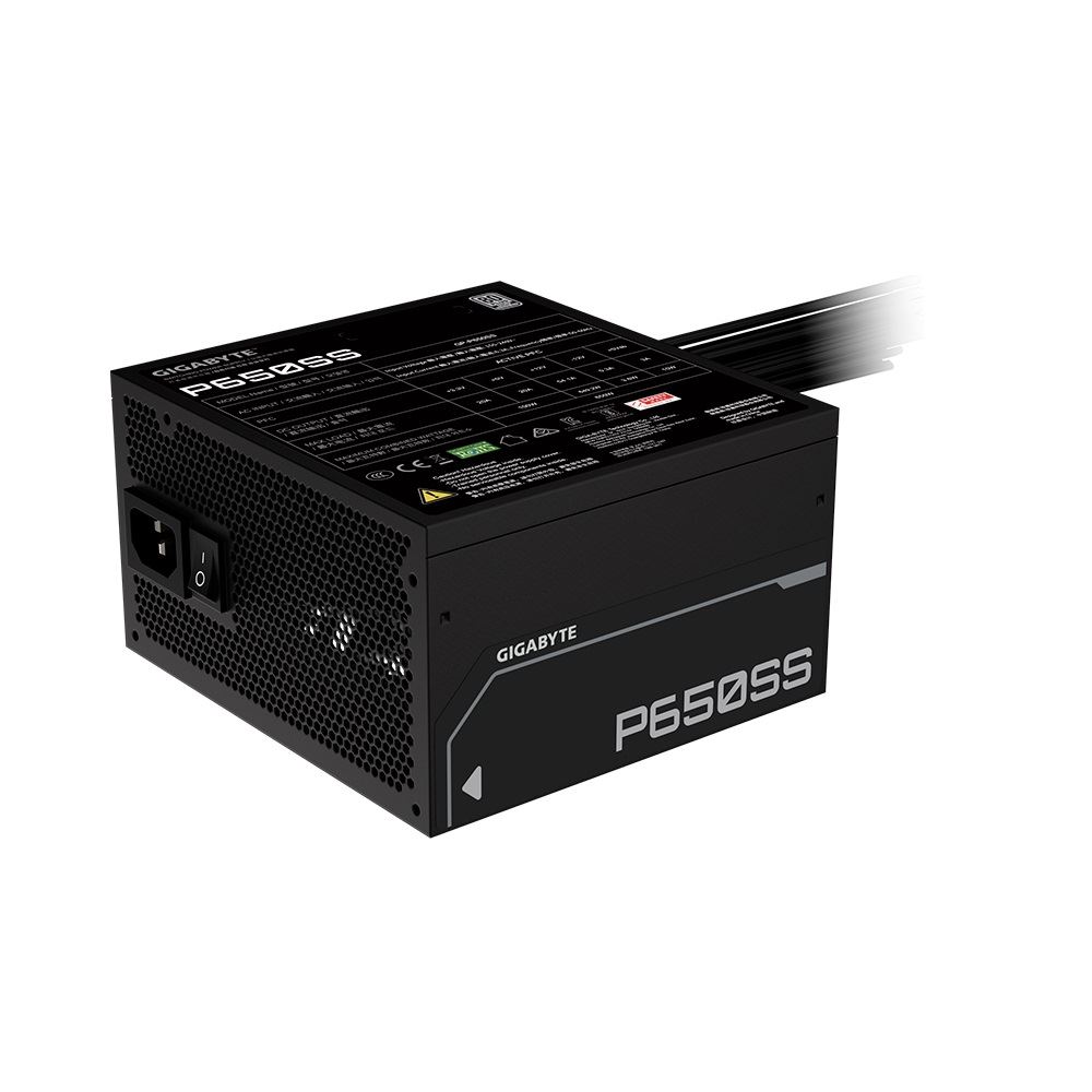 Fuente Poder Gigabyte P650SS 650W 80 PLUS Siver Formato ATX Negro