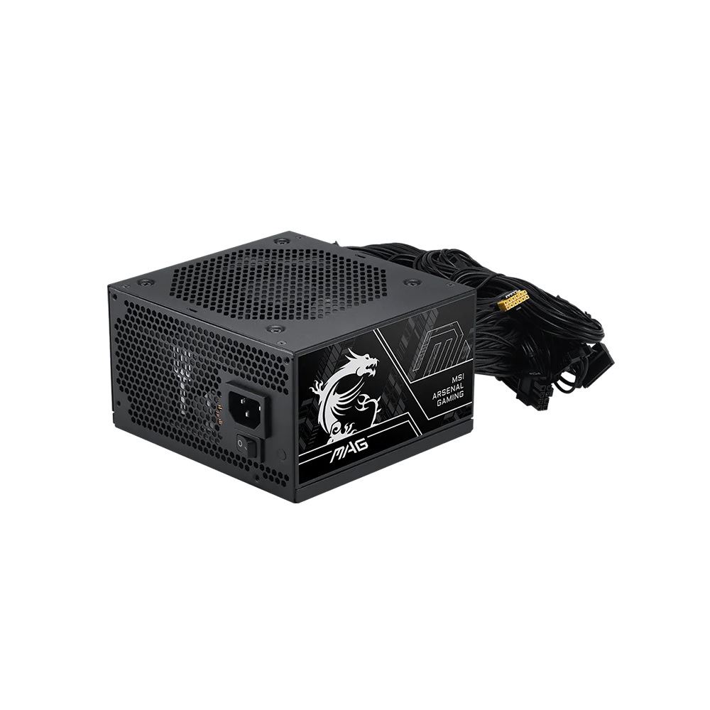 Fuente de Alimentacion MSI MAG A750BN PCIE5 III 750W 80 PLUS Bronze Formato ATX Negro