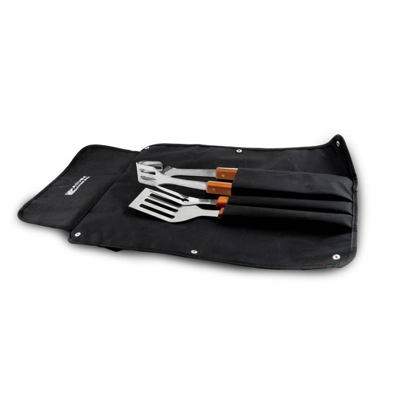 SET DE UTENSILIOS X 03 BBQ CON MANDIL - 224003001