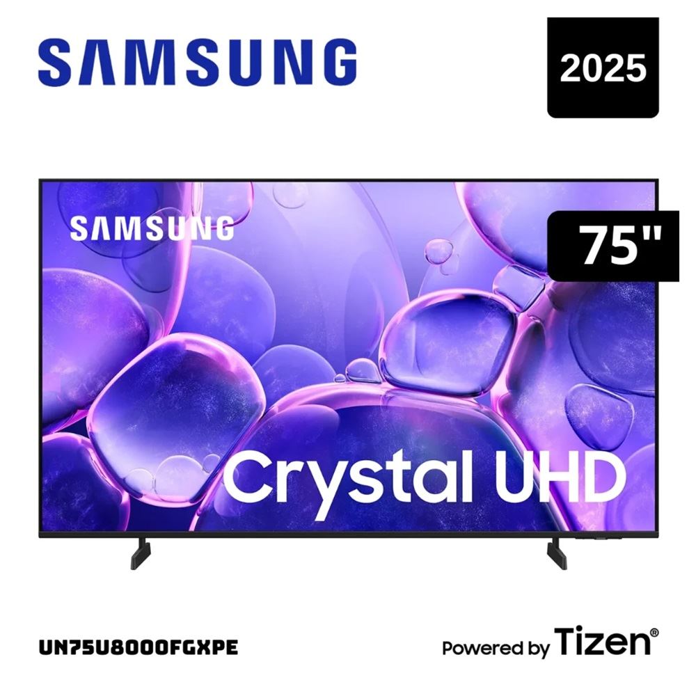 TELEVISOR SAMSUNG 75” CRYSTAL UHD 4K 75U8000F