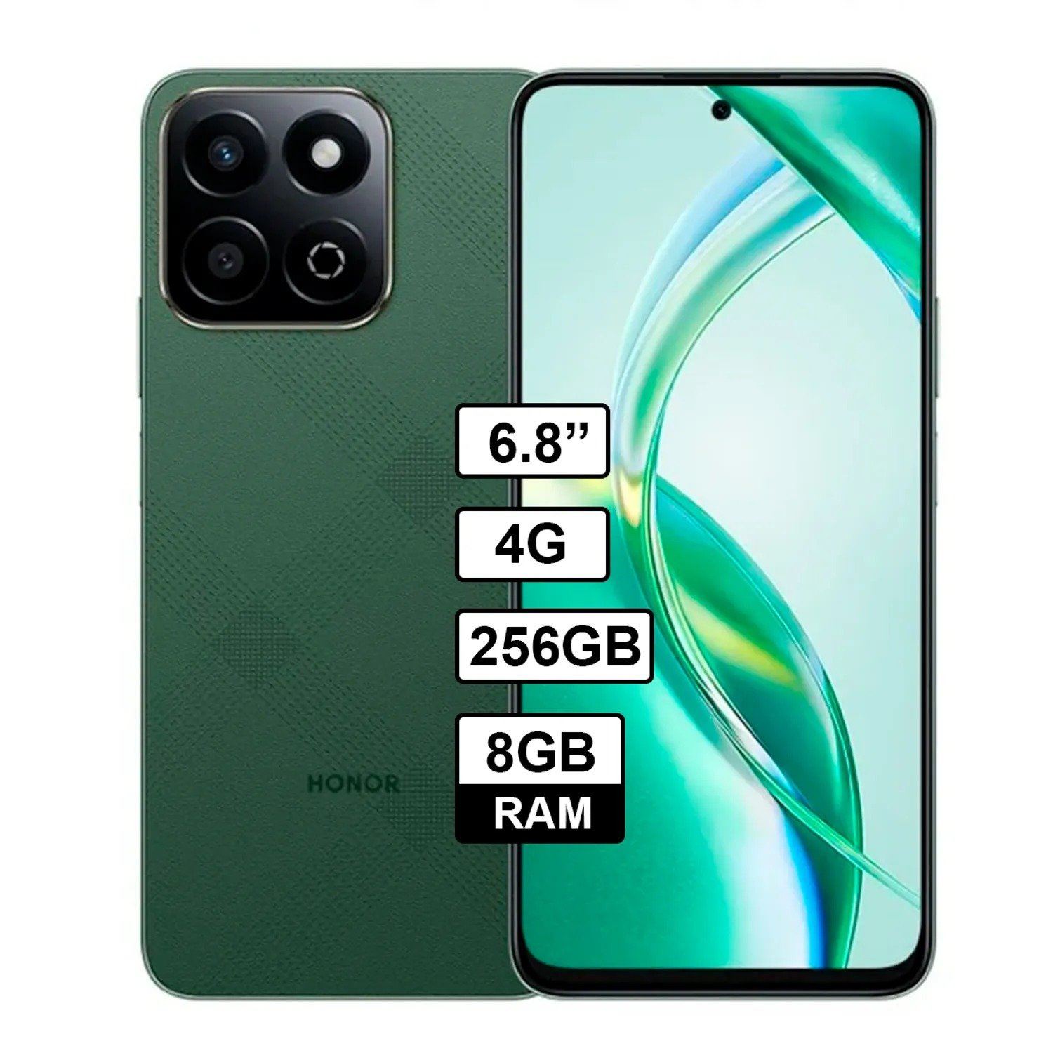 CELULAR HONOR 200 SMART 5G 8R 256GB VERDE