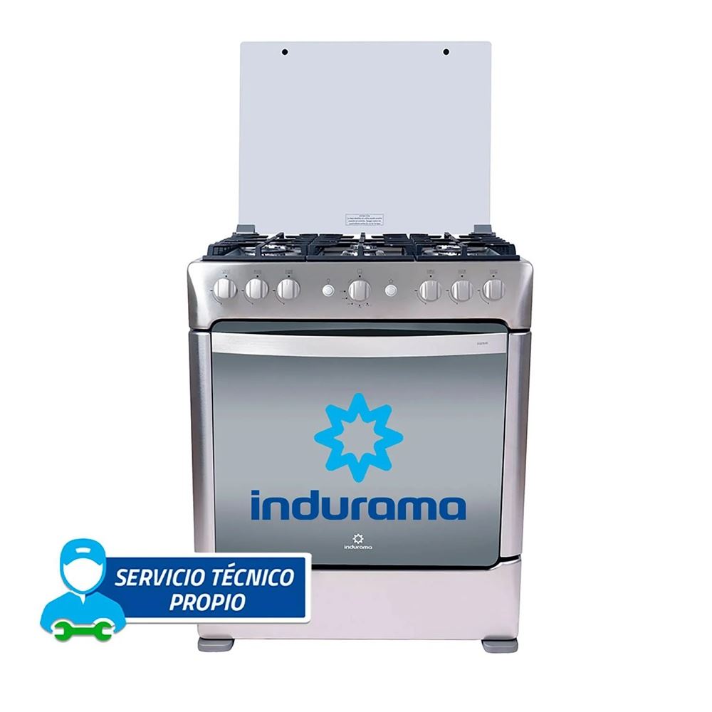 COCINA GLP INIDURAMA PARMA ZAFIRO 6 HORNILLAS