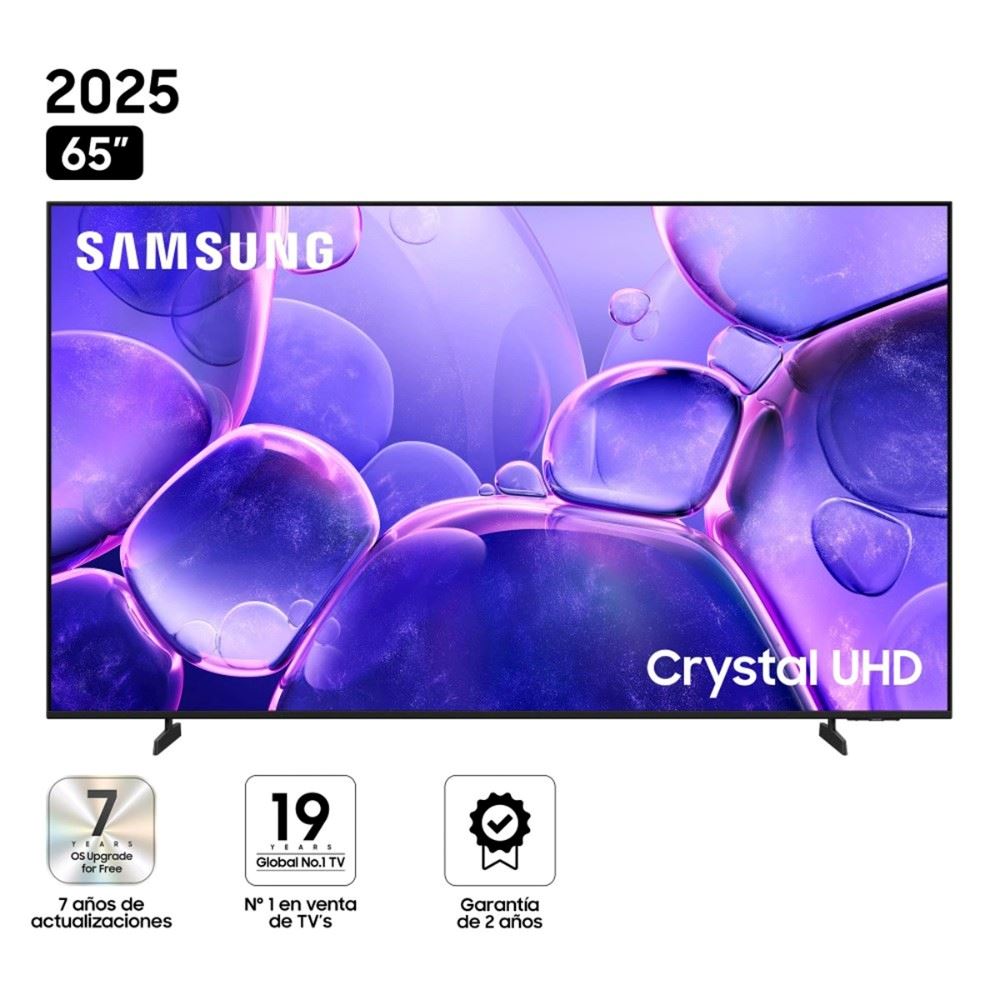 Televisor Smart TV 65" Crystal 4K UHD U8000F - 2025