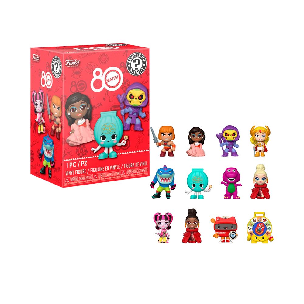 Funko Mystery Minis Retro Toys 80 Aniversario Mattel